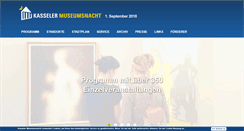 Desktop Screenshot of museumsnacht.de
